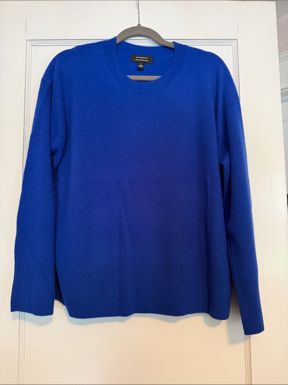 Banana Republic Merino Cashmere Blend Blue Sweater